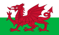 Wales Flagge Fahne GIF Animation Wales flag 