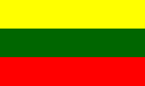 Litauen Flagge Fahne GIF Animation Lithuania flag 